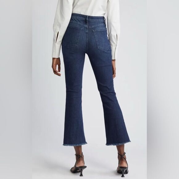 FRAME Le Crop Mini Boot in Naples Dark Wash Size 29 - Picture 7 of 14